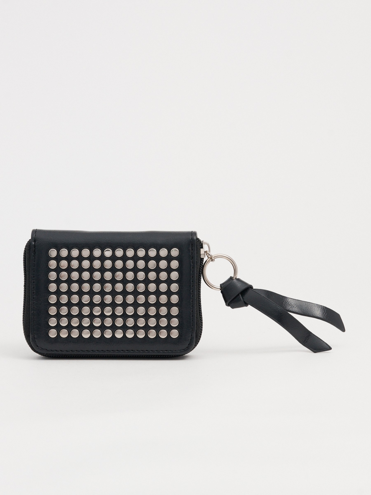 Studded purse black