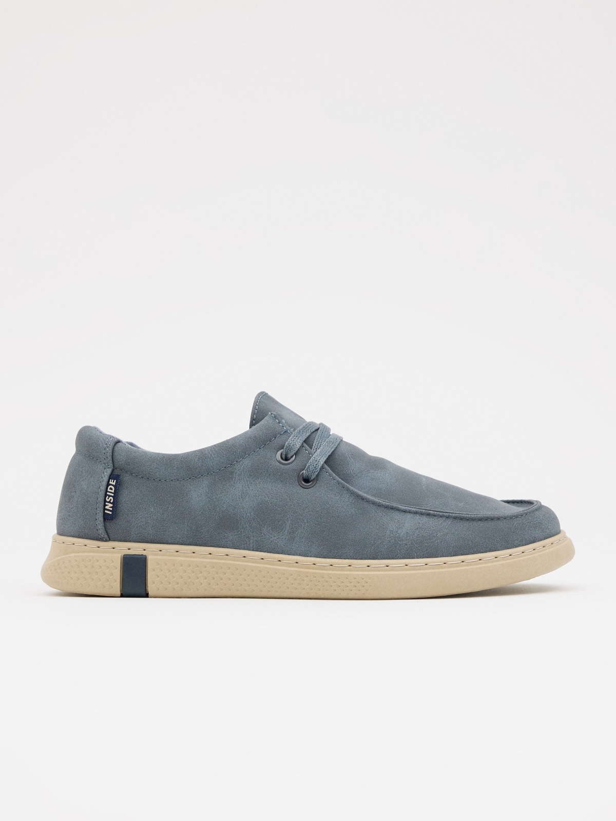 Sneaker Washed Casual Blue azul escuro