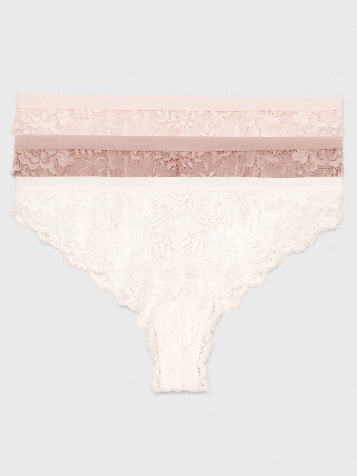 Pack of 5 lace briefs multicolor