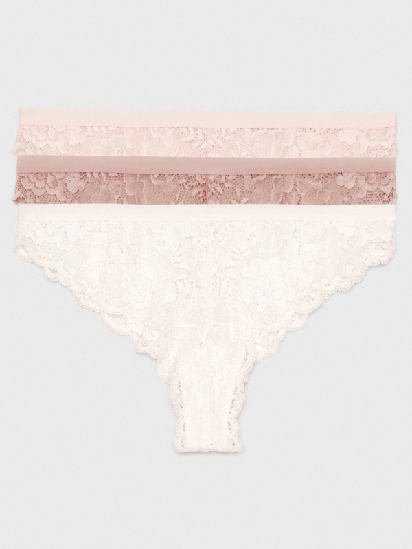 Pack of 5 lace briefs multicolor