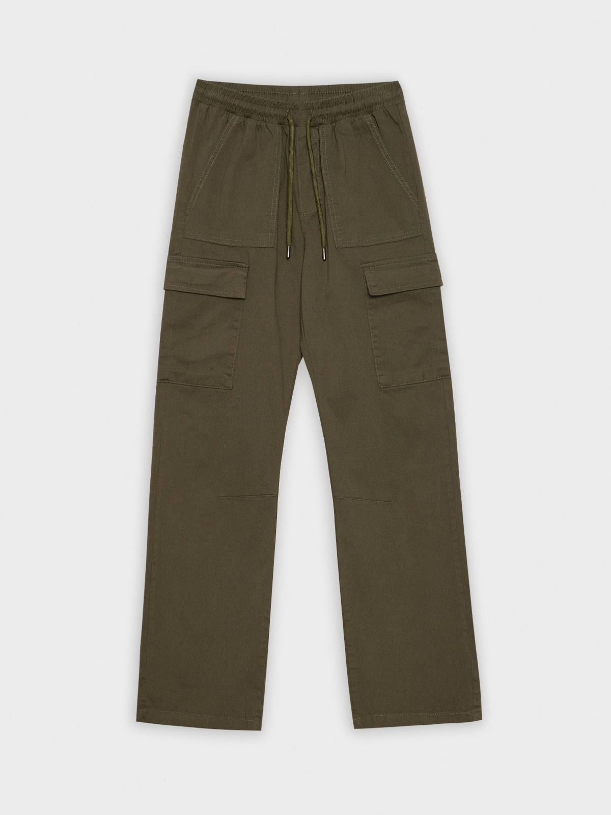  Cargo pants pockets khaki