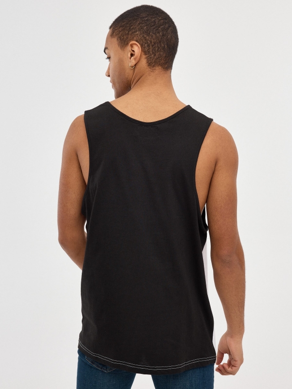 Tank top 36 black middle back view