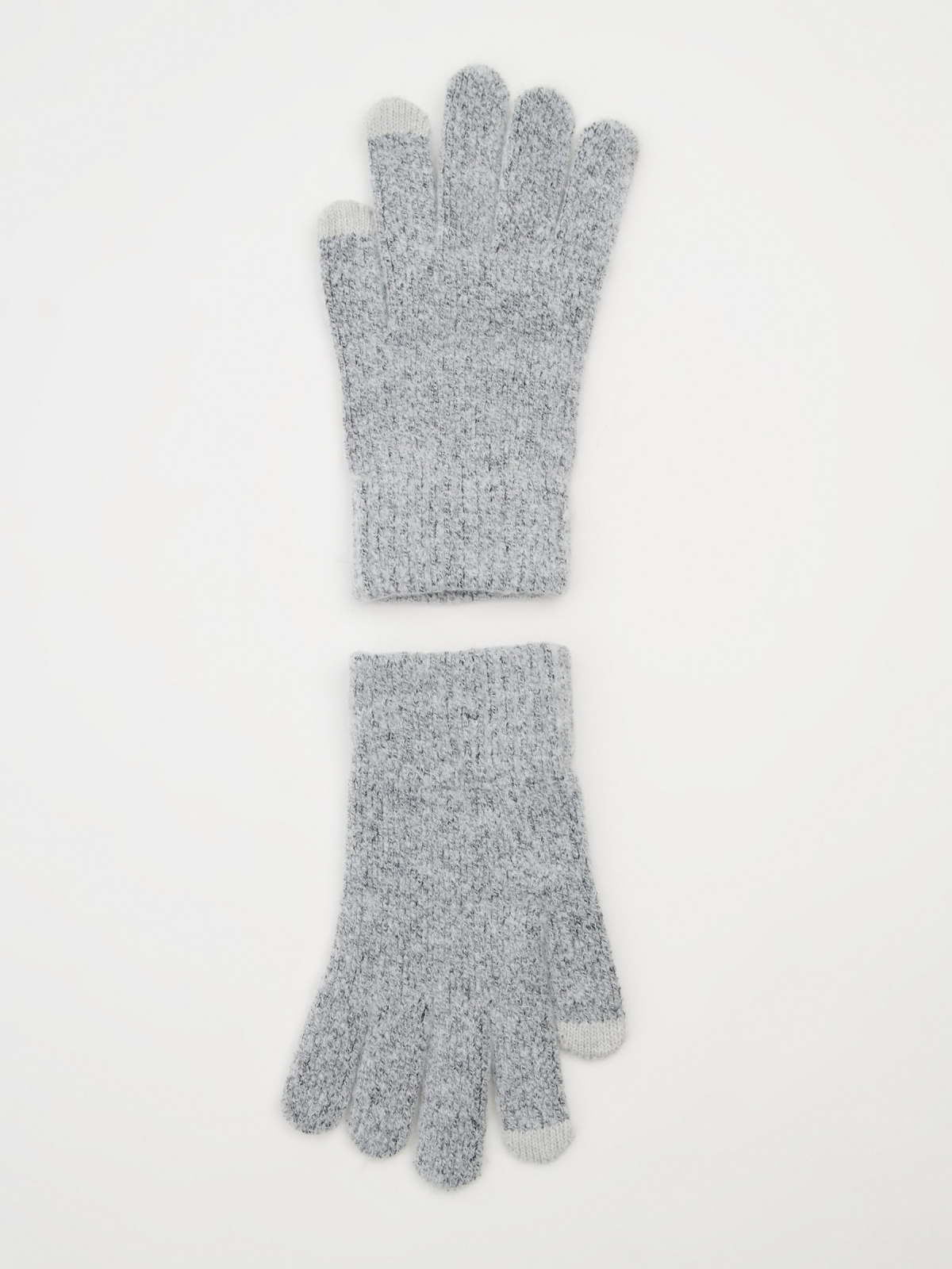 Marbled tactile glove grey aerial view