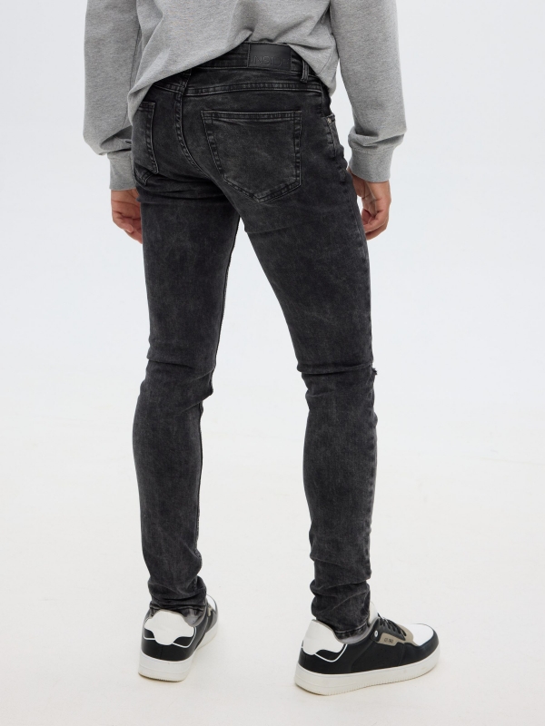 Super slim jeans dark grey front view
