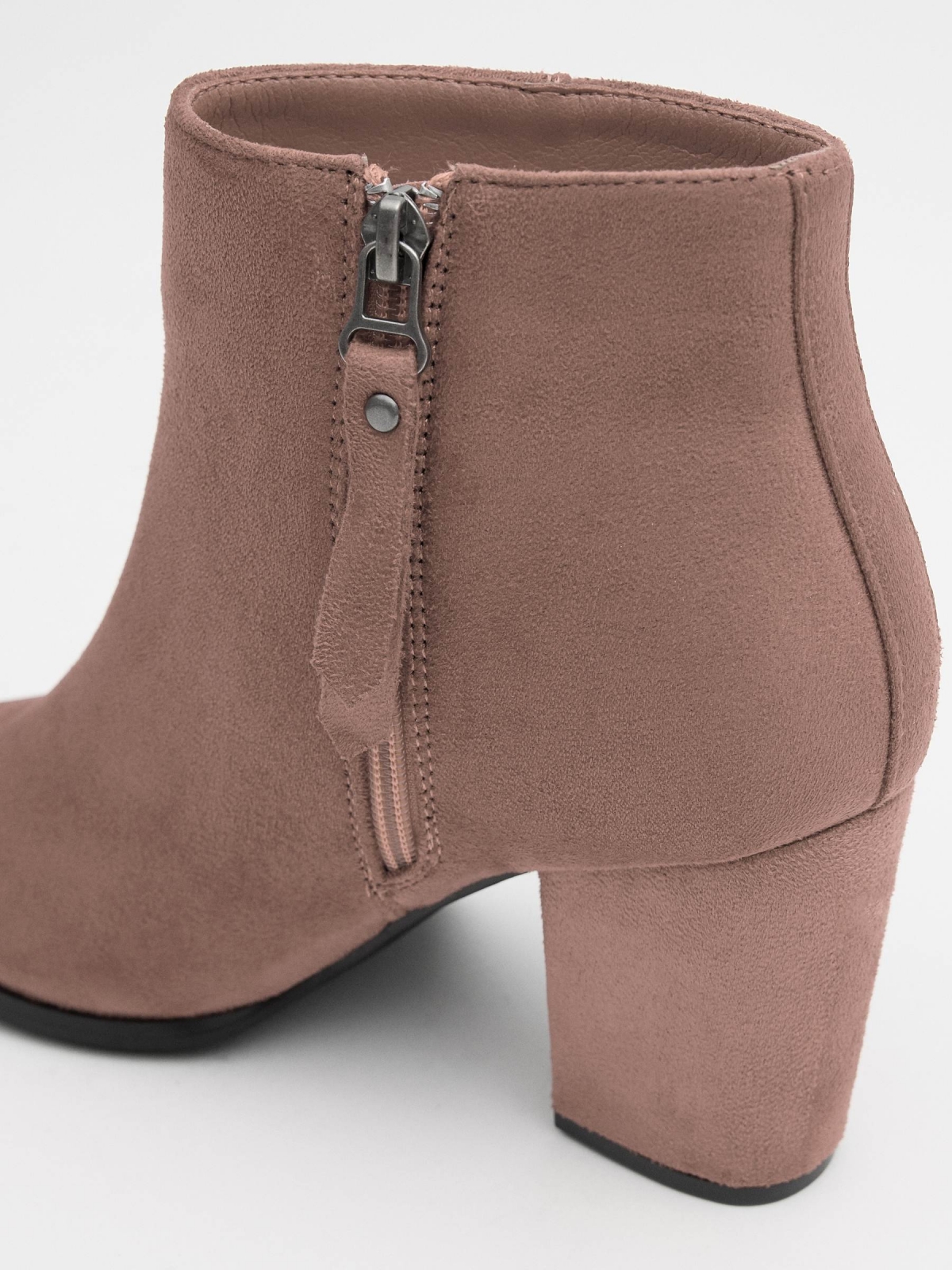 Pink high heel ankle boots pink