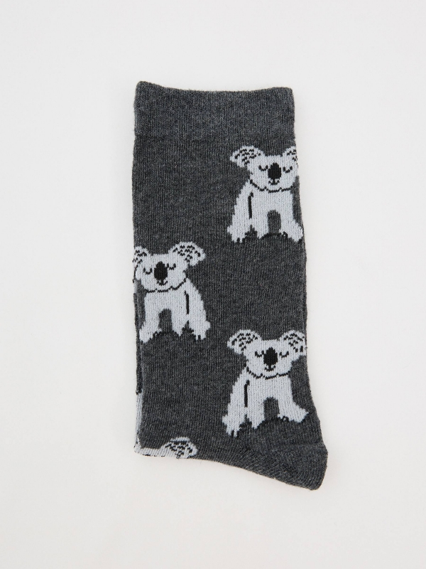Pack of 4 animal print socks multicolor