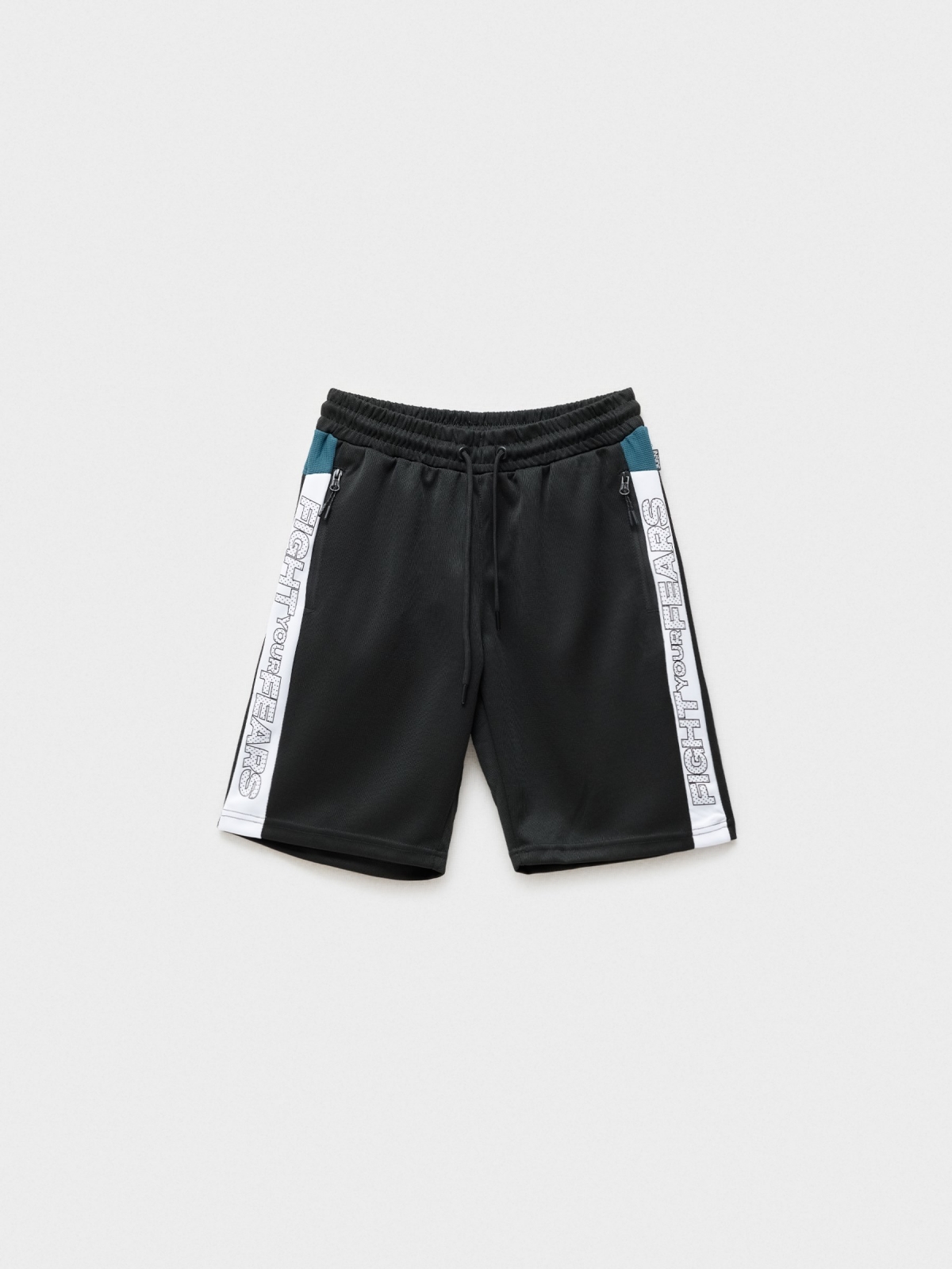  Bermuda shorts side bands black