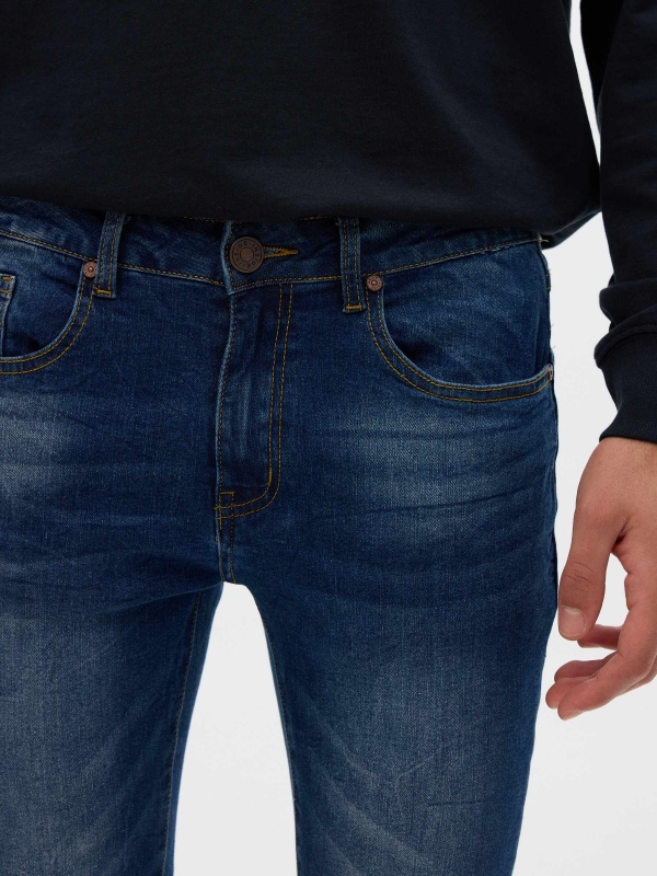 Super slim jeans dark blue detail view