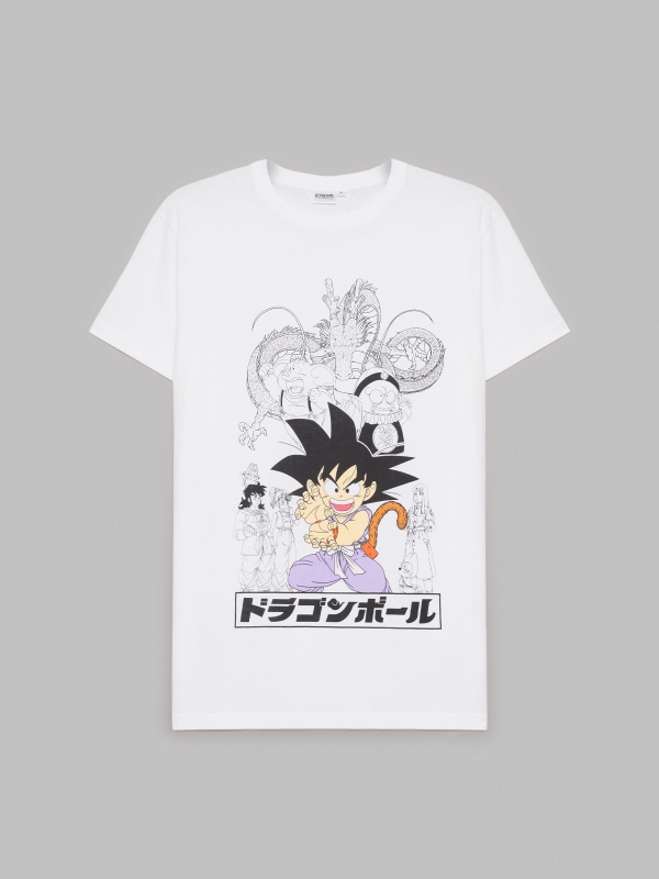  T-shirt Dragon Ball branco