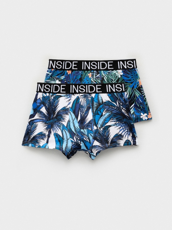 Boxer briefs print 4 pack with a model