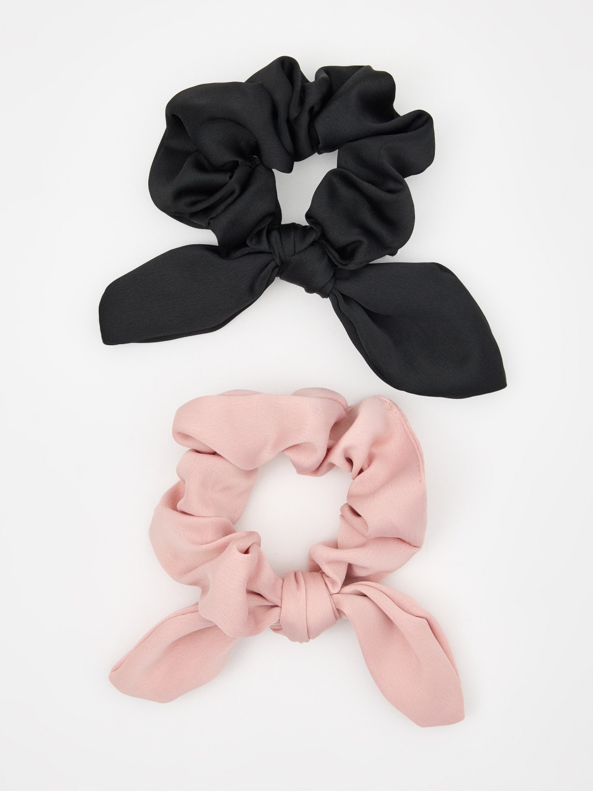 Pack of 2 knotted scrunchies