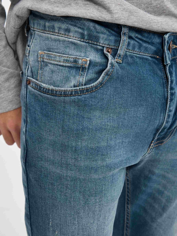 Regular jeans blue detail view