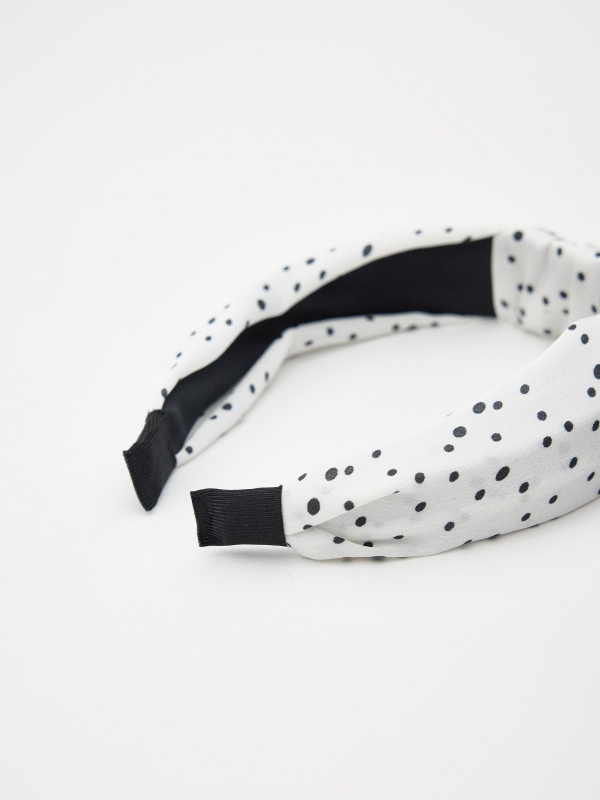 Pack 2 polka dots headbands detail view