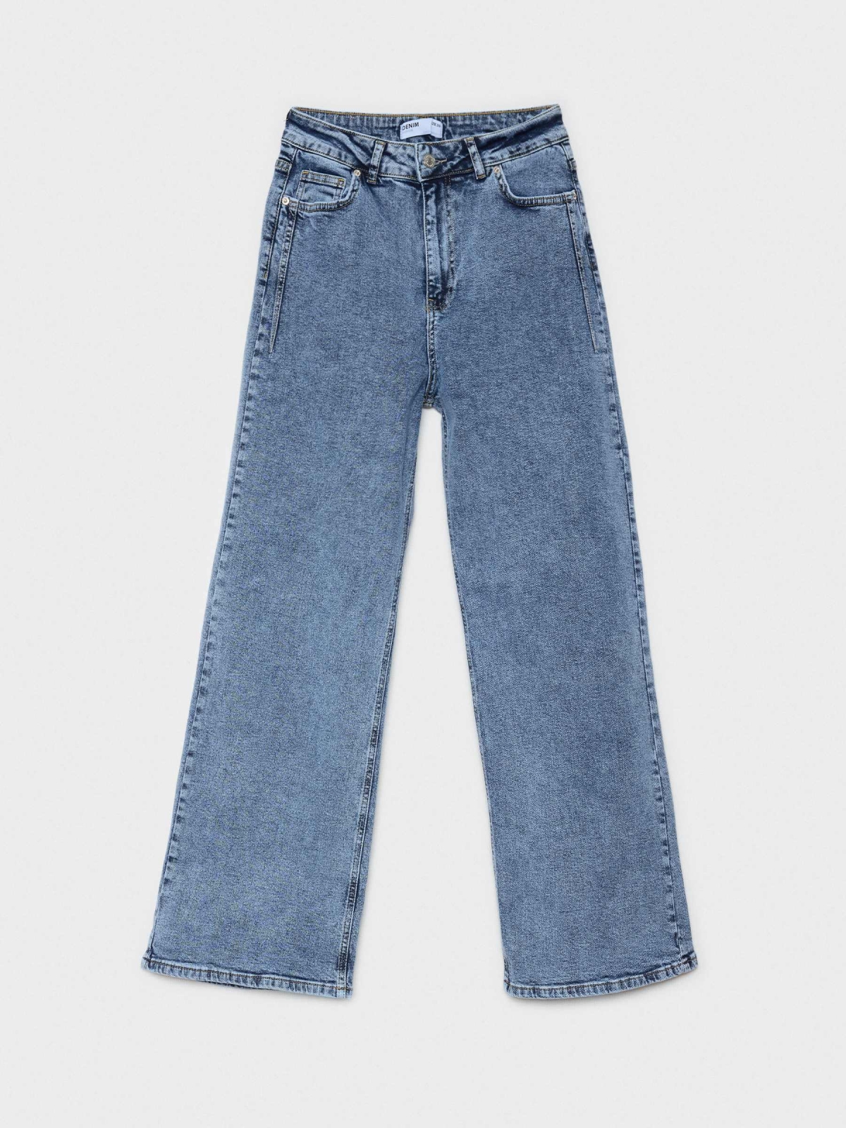Washed blue wide leg jeans | Women's Jeans | INSIDE