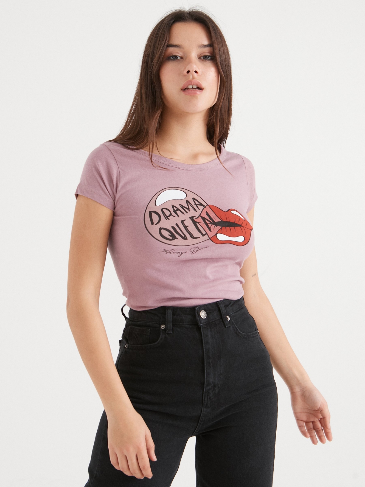 Capilares Pantano lazo Camiseta Drama Queen | Camisetas Mujer | INSIDE