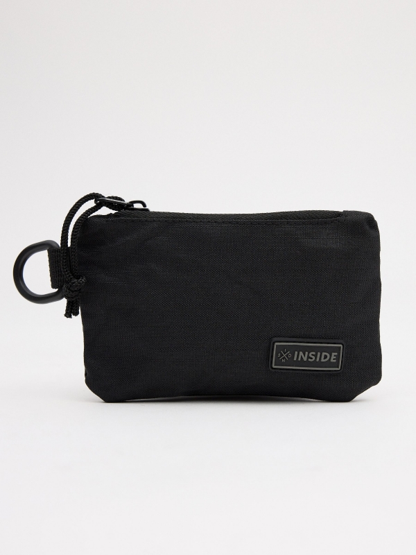 Purse with hanger black