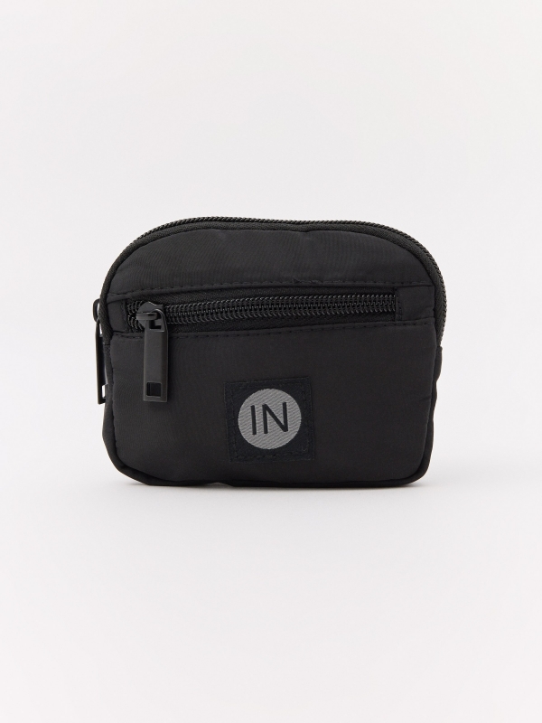 INSIDE coin purse black