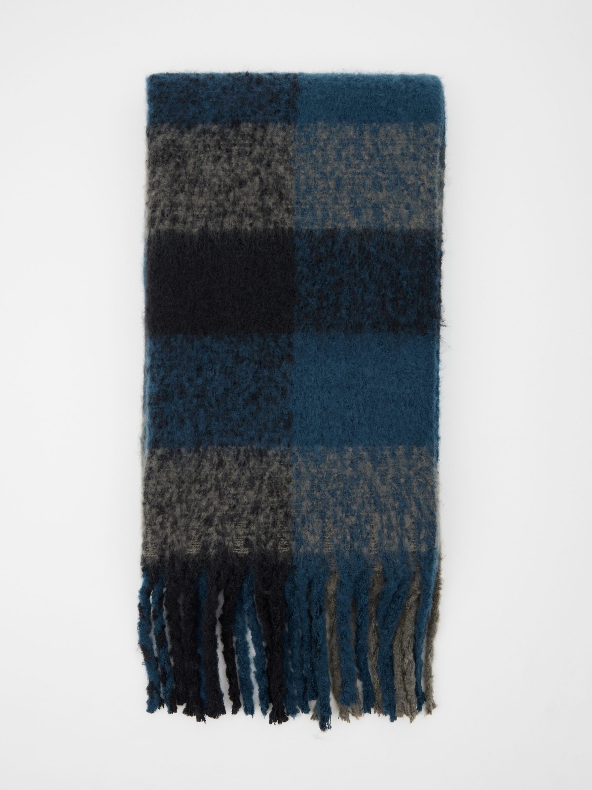 Men's scarf multicolor rolled view