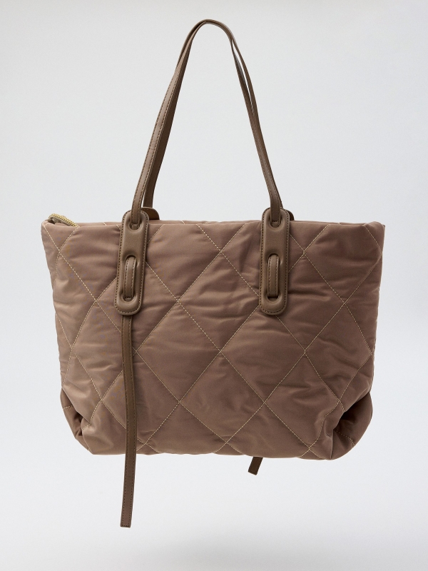 Chocolate quilted bag chocolate