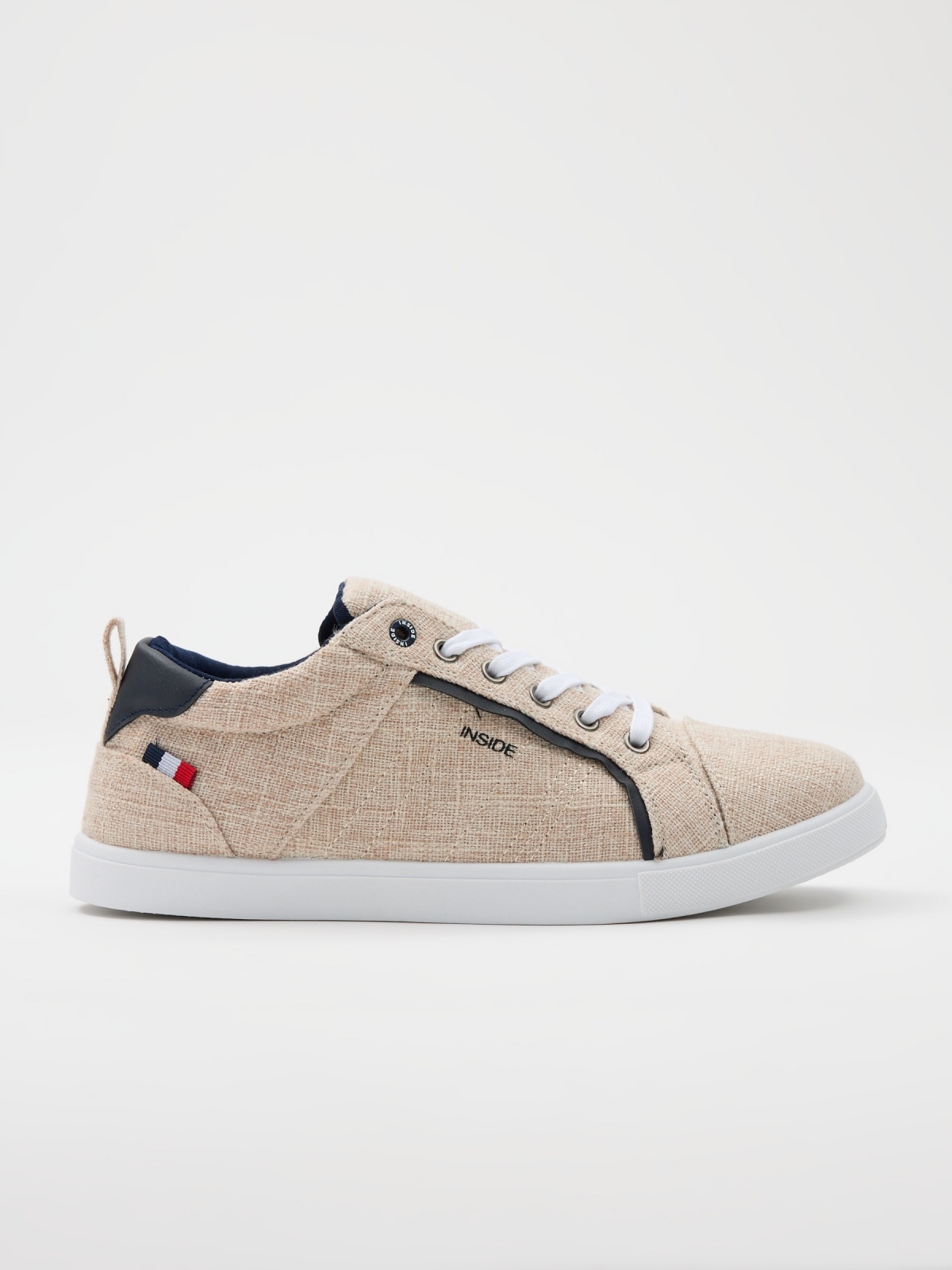Casual canvas sneaker sand