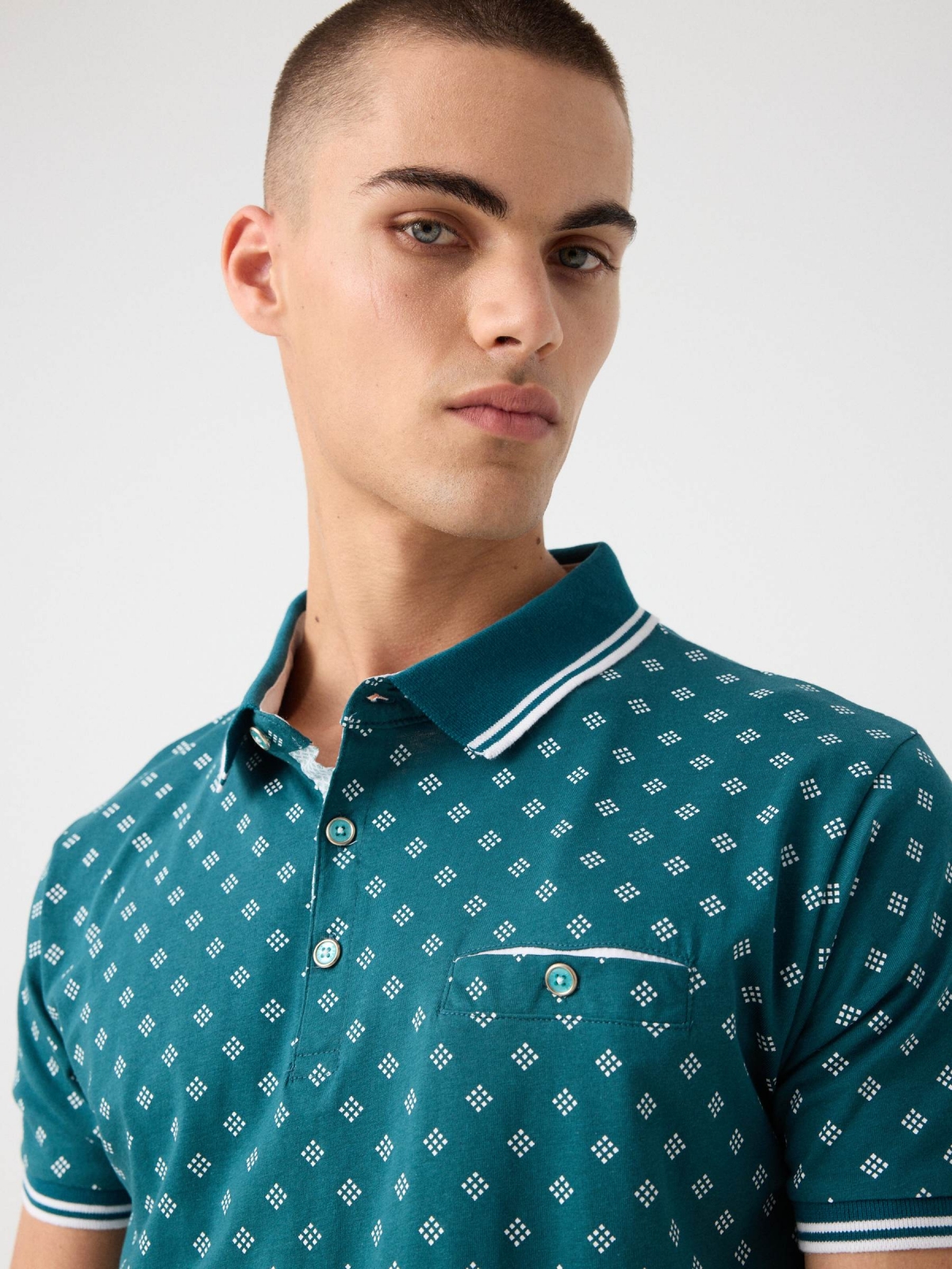 Motifs print polo shirt | Men's Polo Shirts | INSIDE