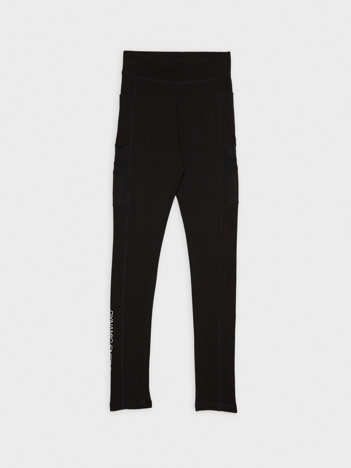 Combined mesh leggings black