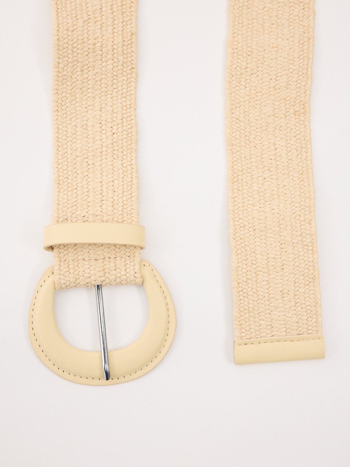 Combined elastic belt raw detail view