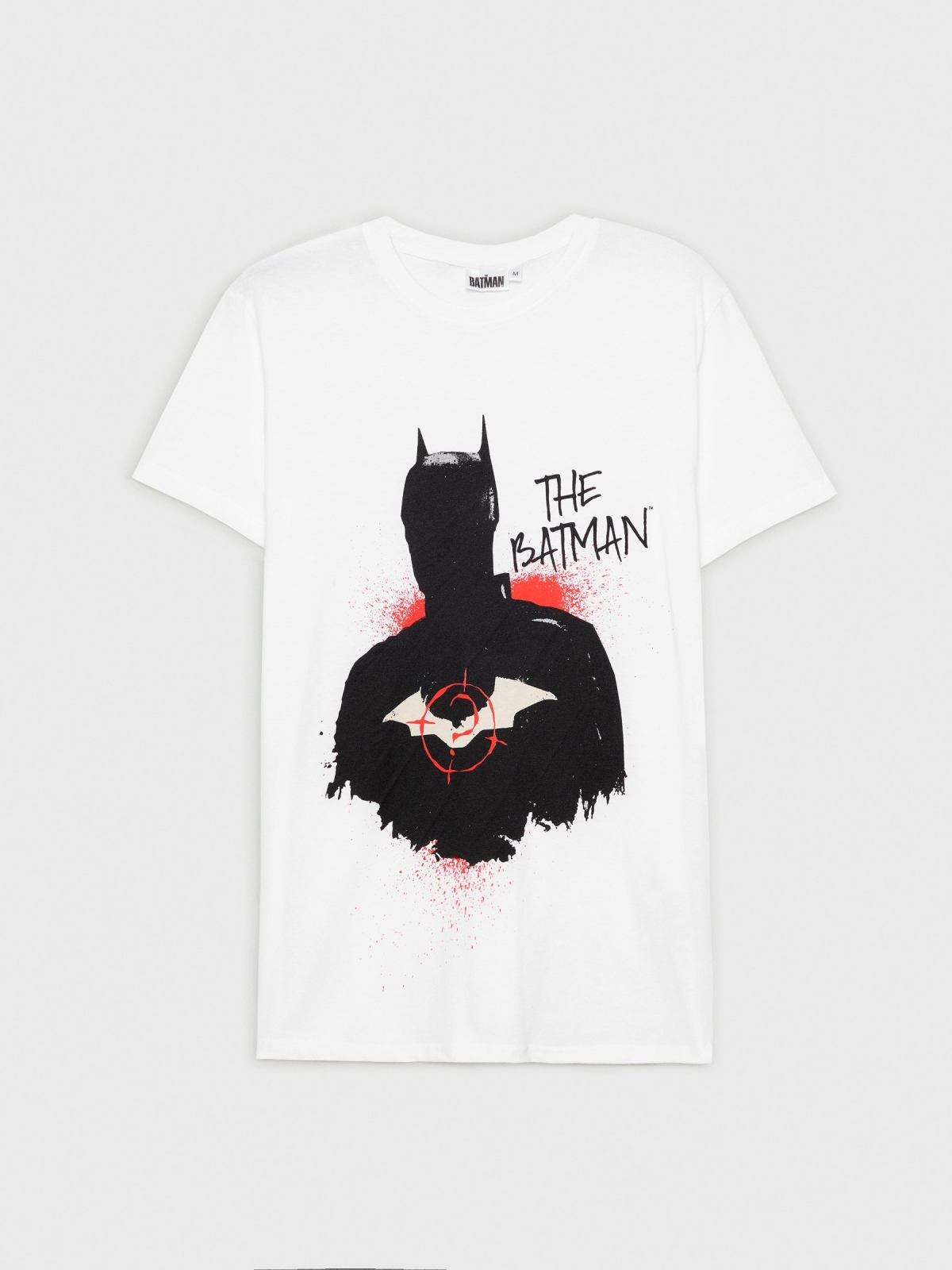  Camiseta The Batman blanco