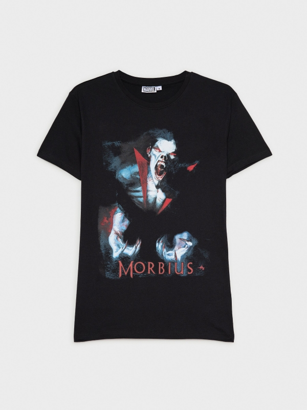  Camiseta estampado Morbius negro