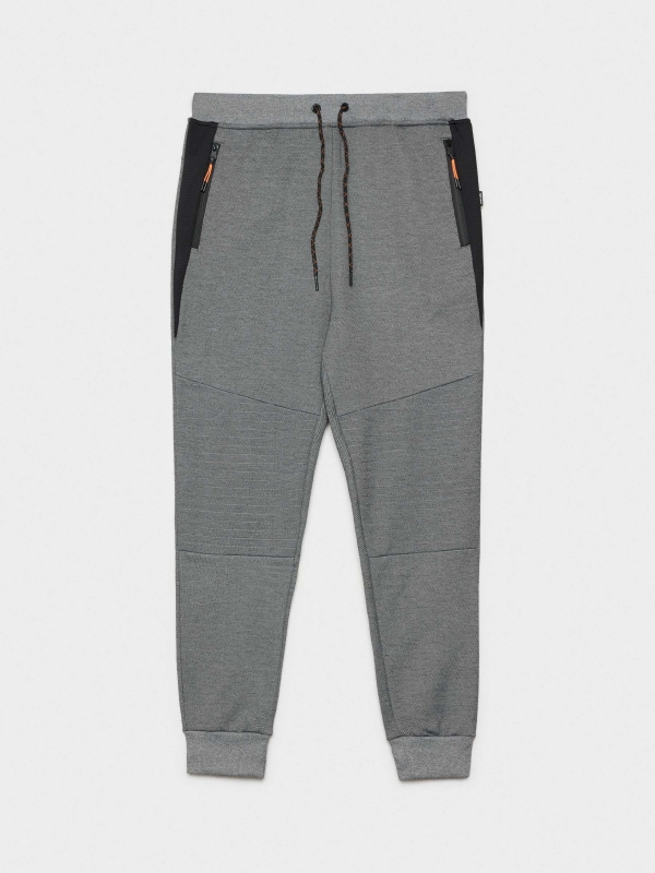  Combined gray jogger pants grey