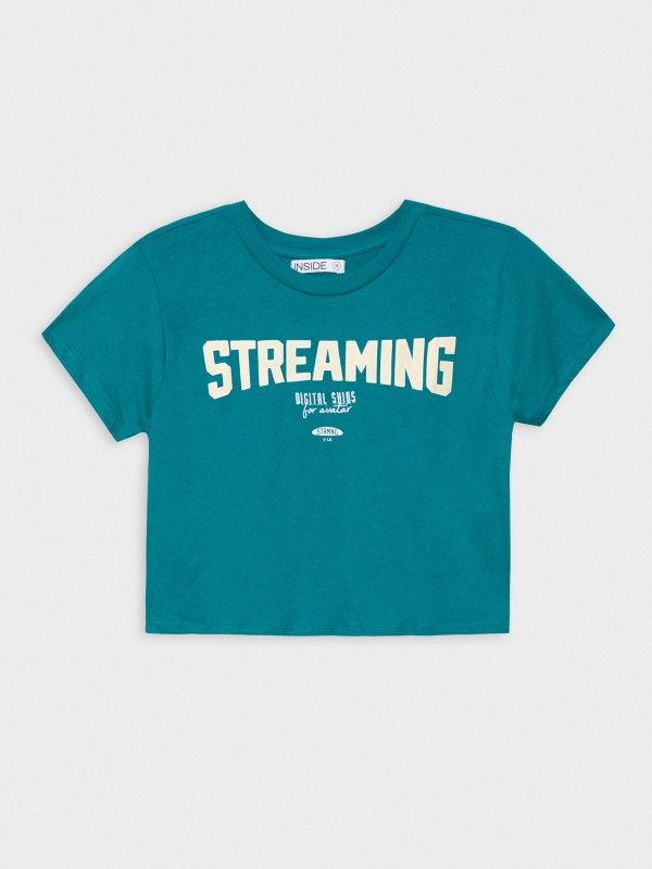  T-shirt streaming verde