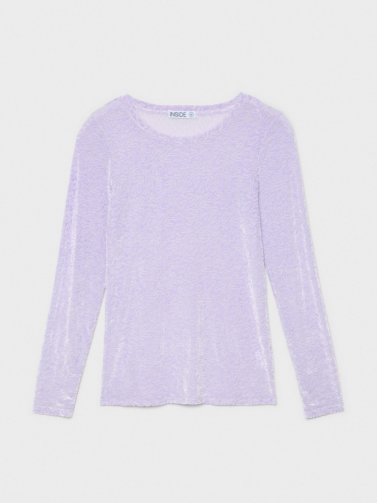  Flock tulle t-shirt lilac