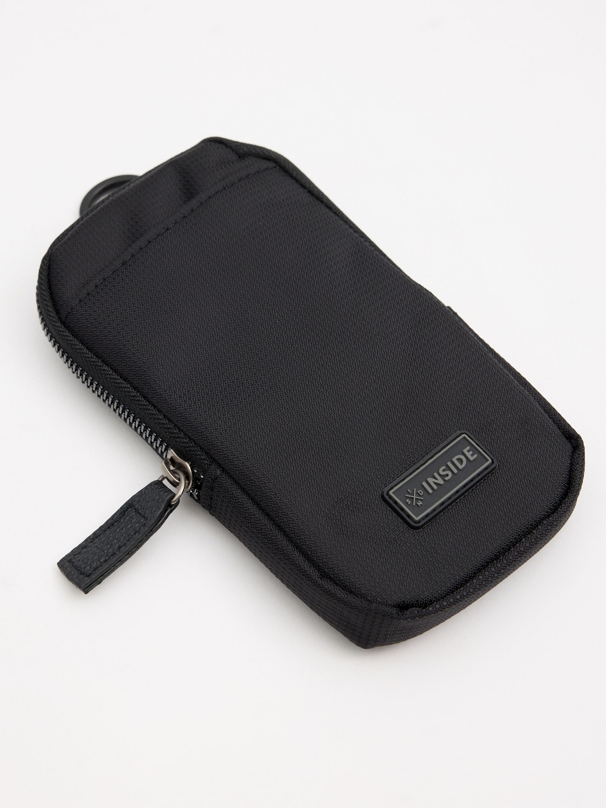Black smartphone bag black back view