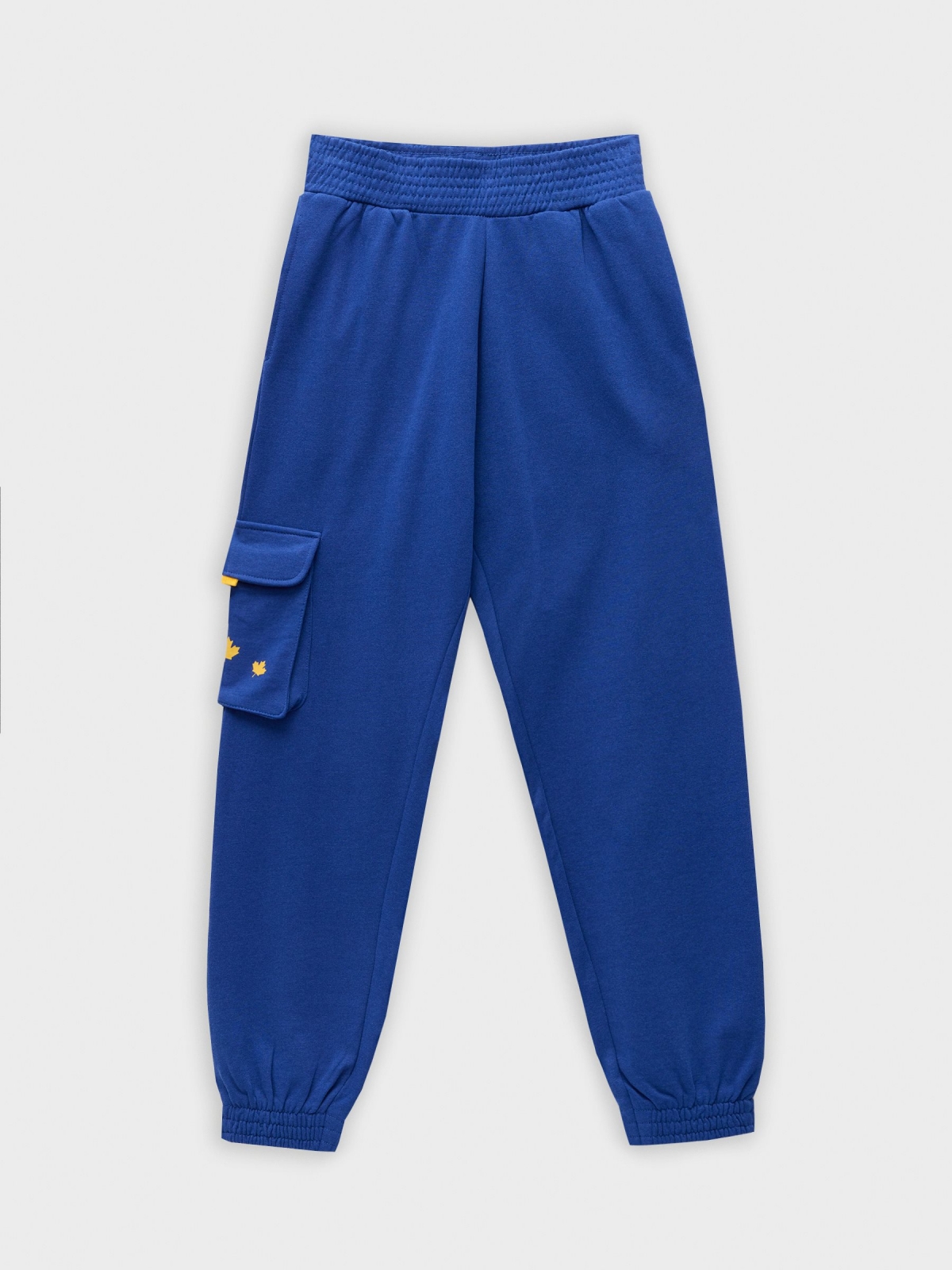  Pantalón jogger azul añil