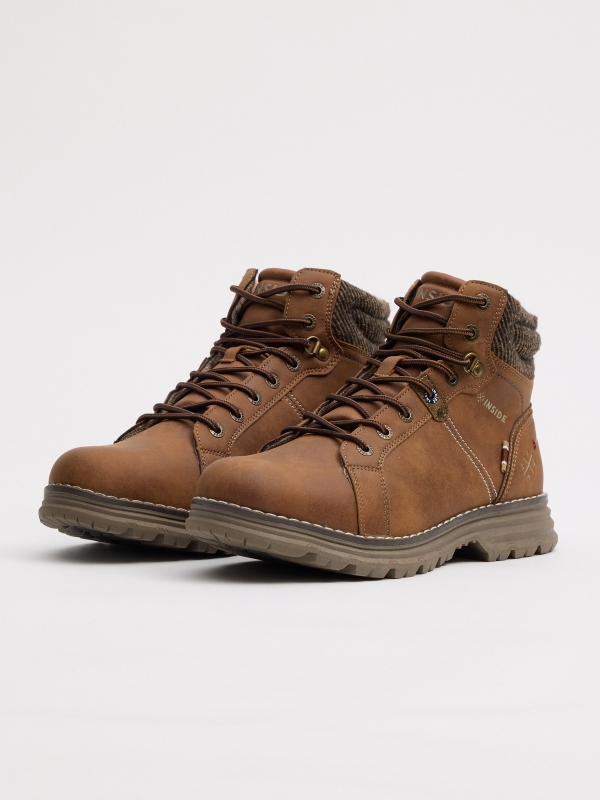 Combined mountaineering boot 45º front view
