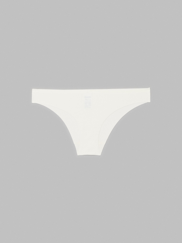 Pack 5 panties seamless neutral with a model
