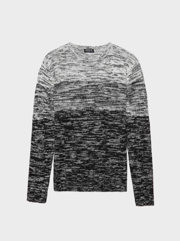  Combined marbled sweater grey