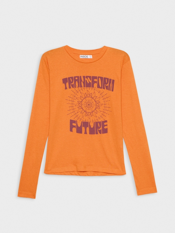  Transformar a T-shirt do Futuro laranja
