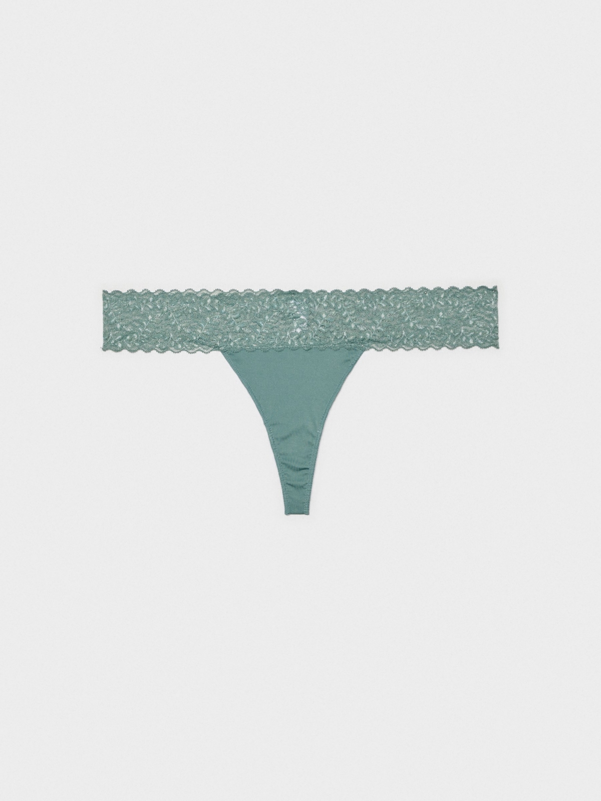 Pack 4 thongs with lace colors detail view