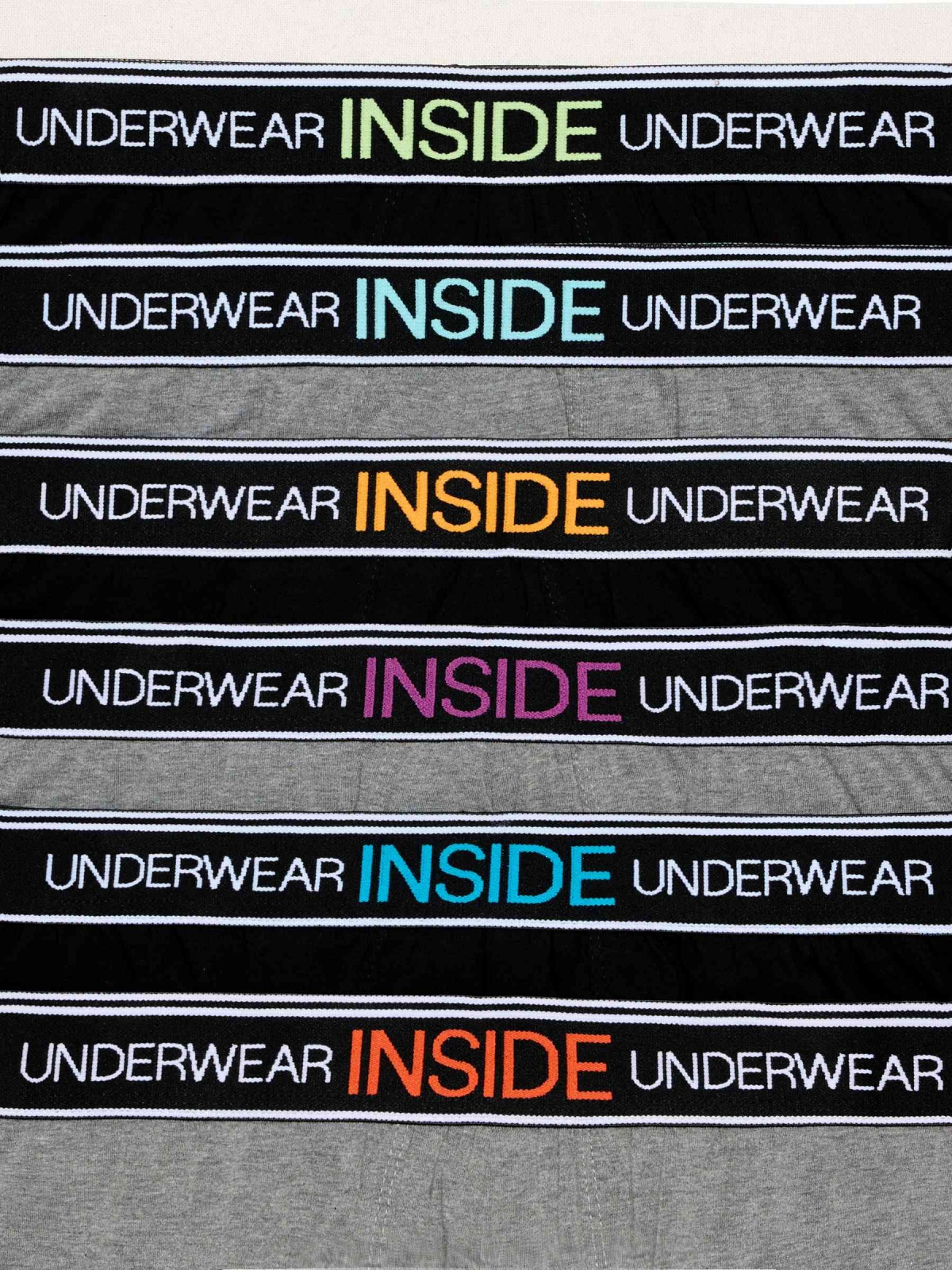 Pack of 6 basic boxers multicolor