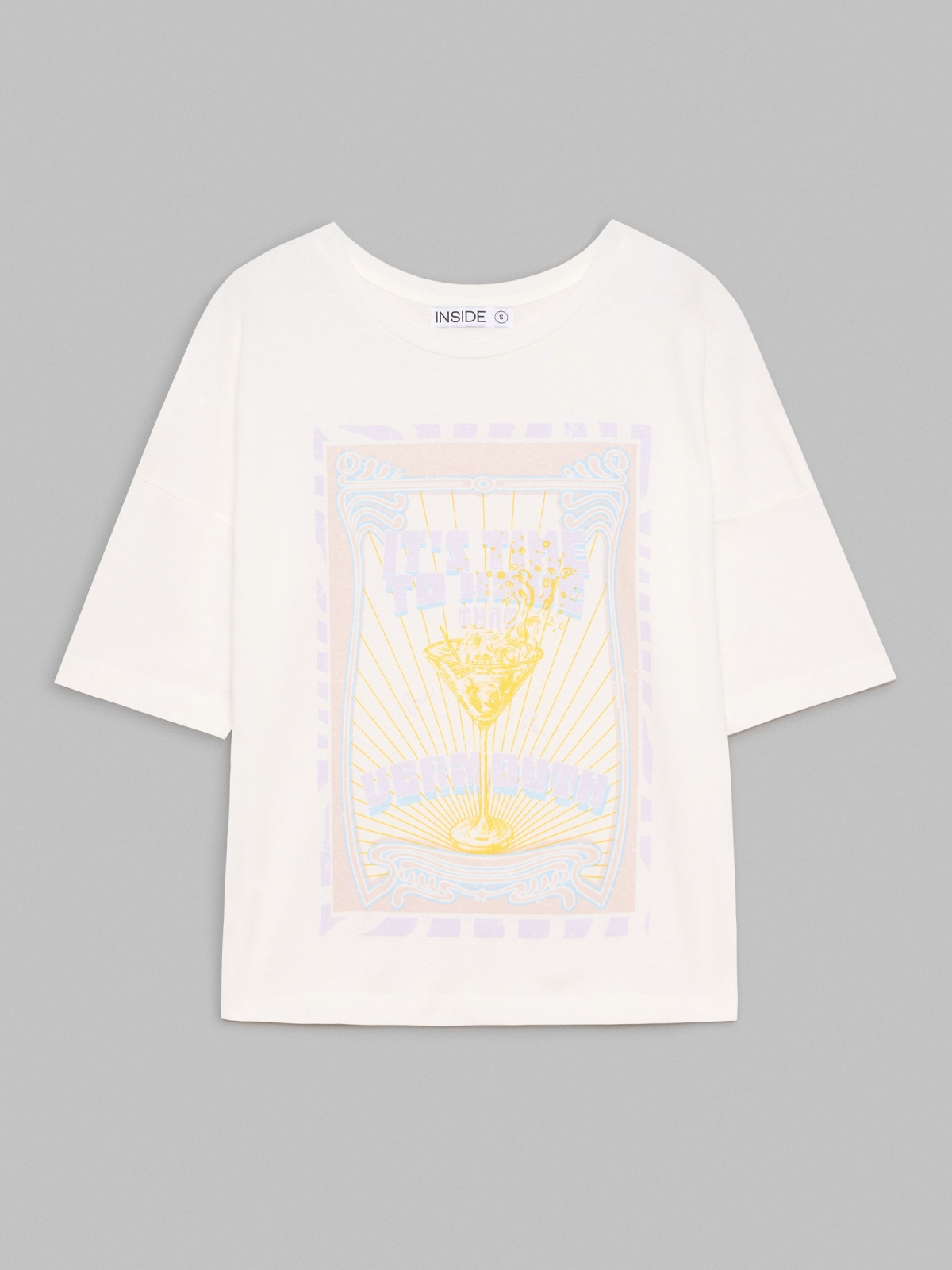  Vermouth 3/4 sleeve t-shirt off white