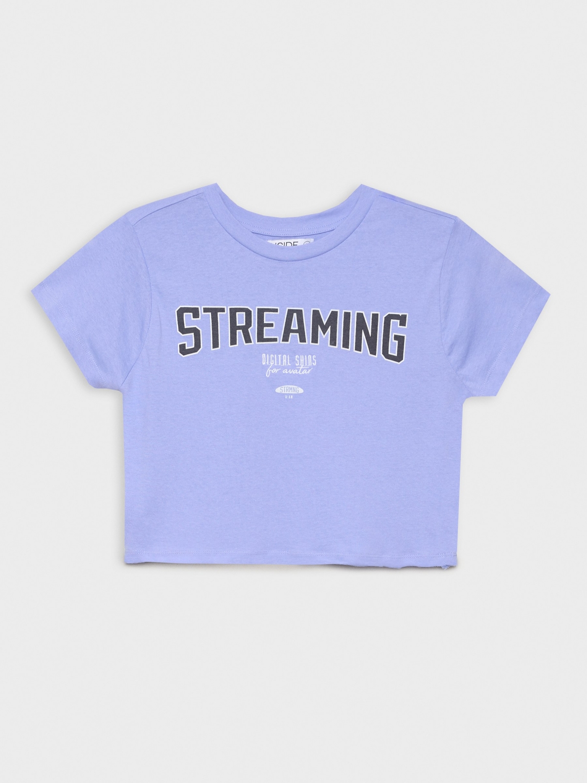  T-shirt streaming lilás