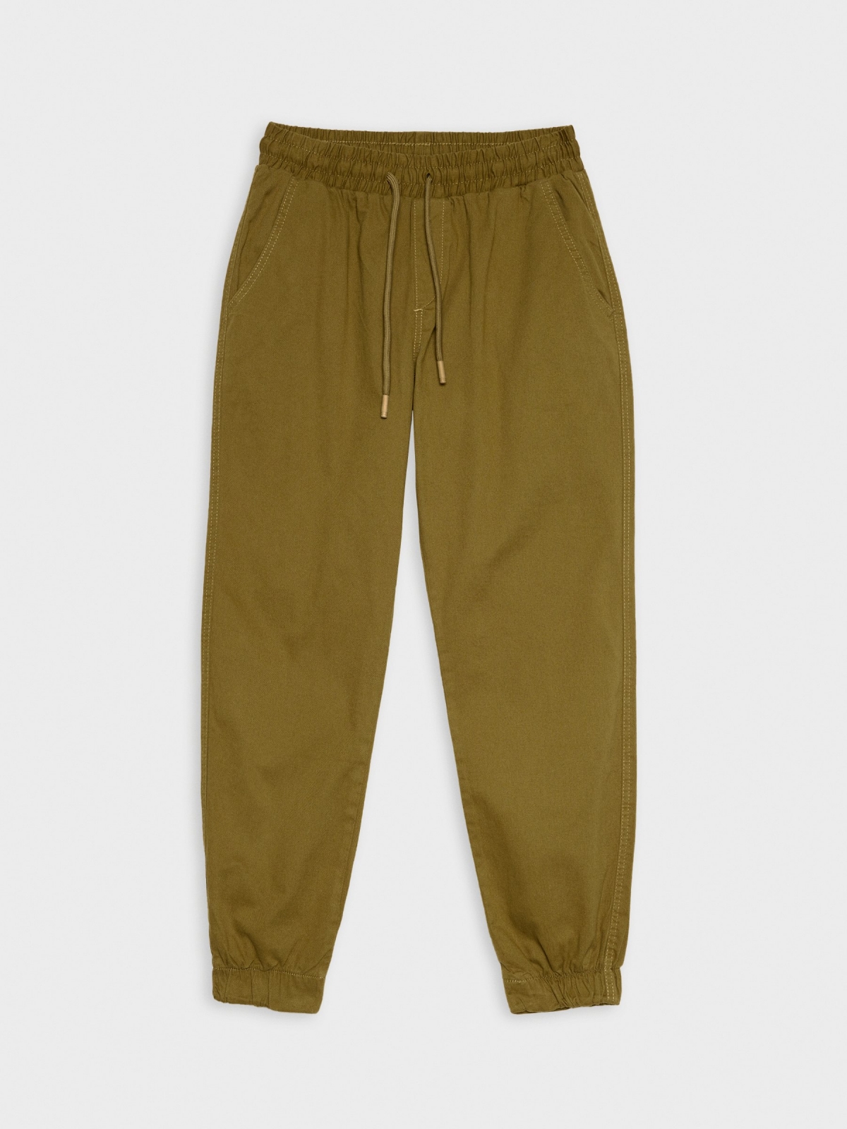  Twill joggers earth brown
