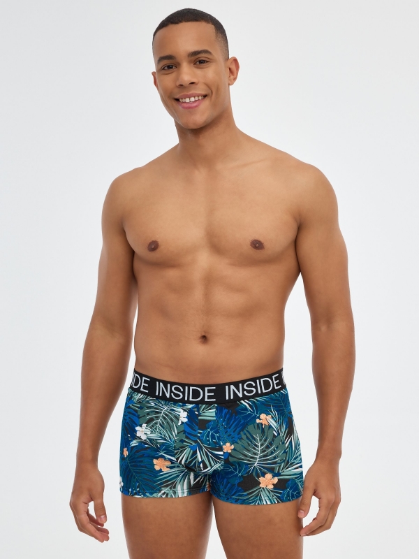 Boxer briefs print 4 pack front view