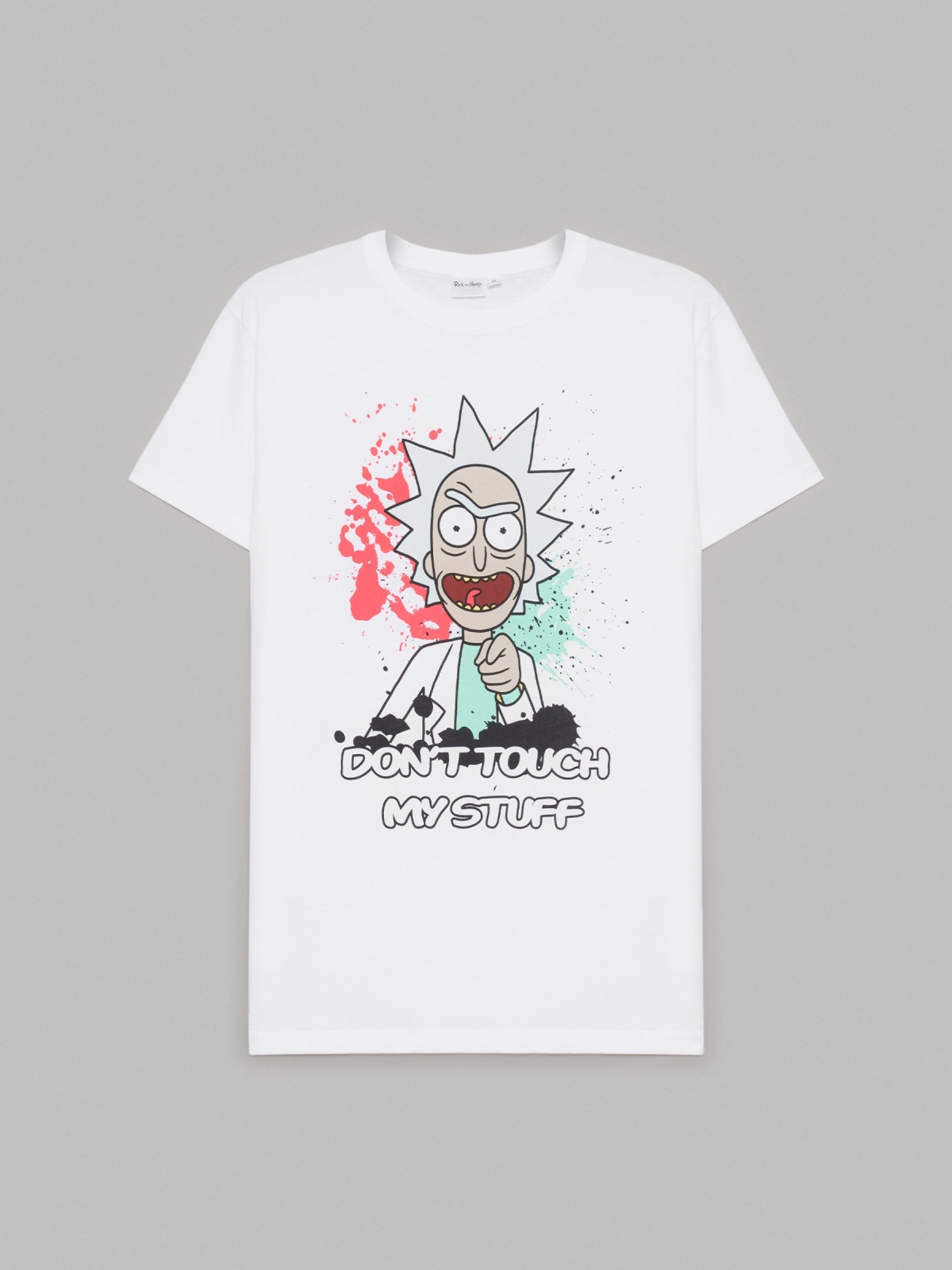  T-shirt Rick&Morty branca branco
