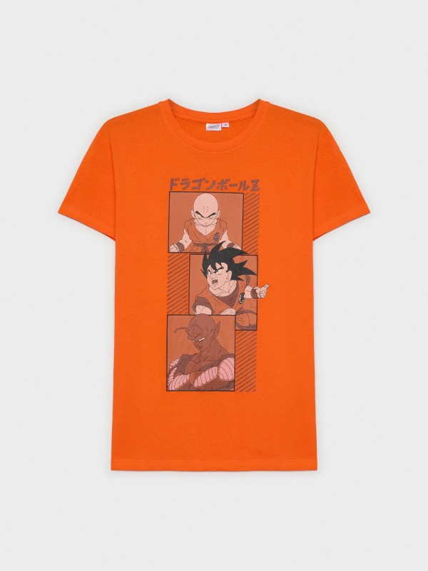  T-shirt laranja Dragon Ball laranja