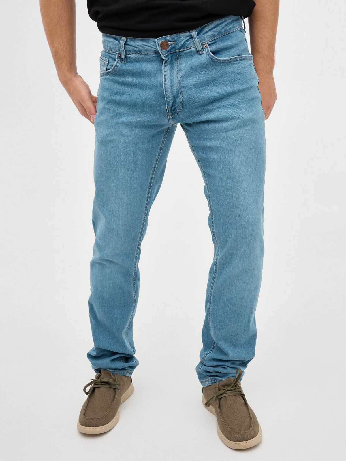 Jeans Regular azul claro azul claro vista media frontal