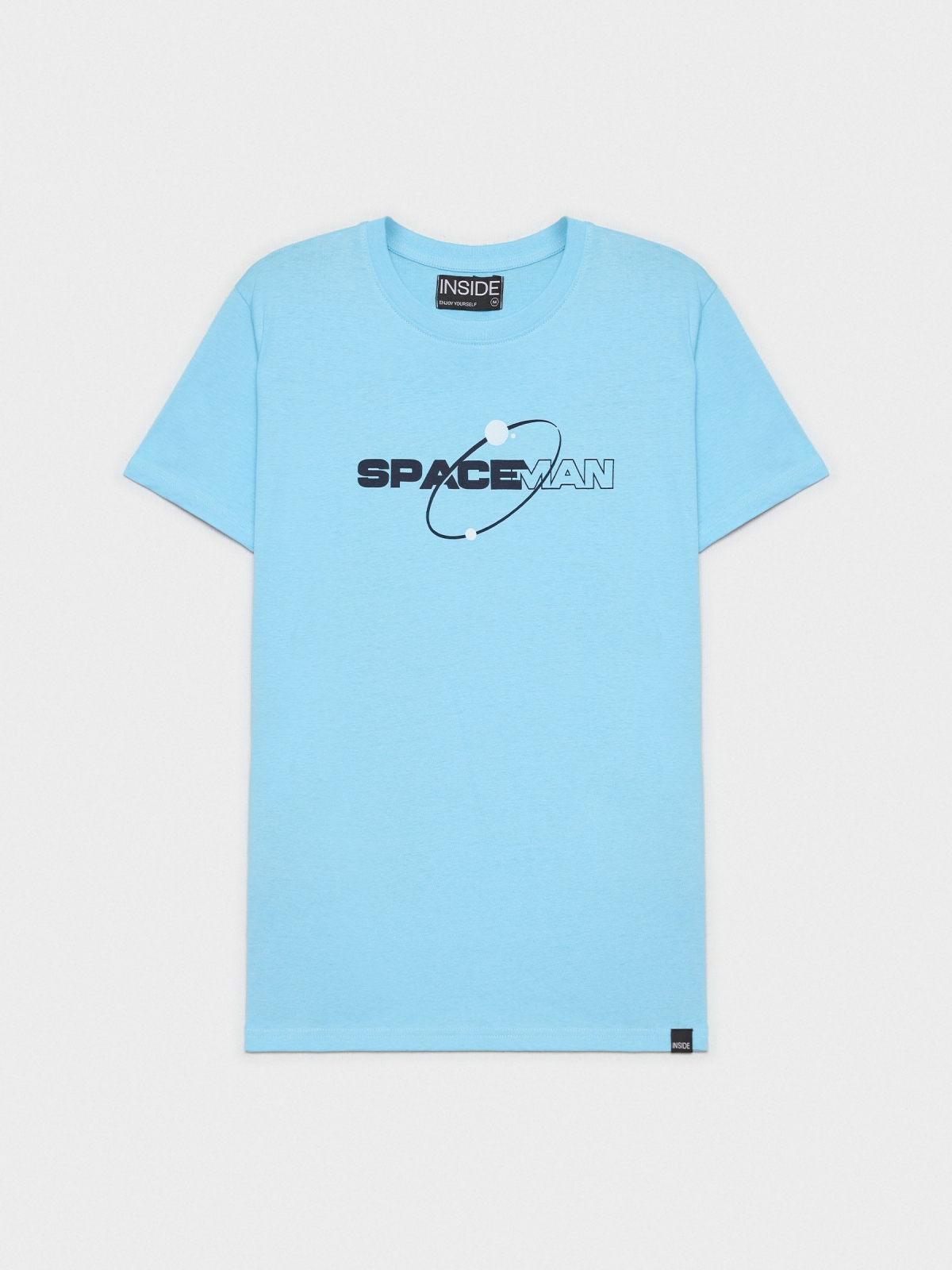  T-shirt espacial azul claro