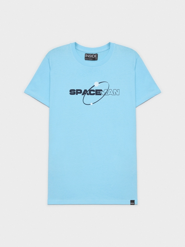  Camiseta space azul claro