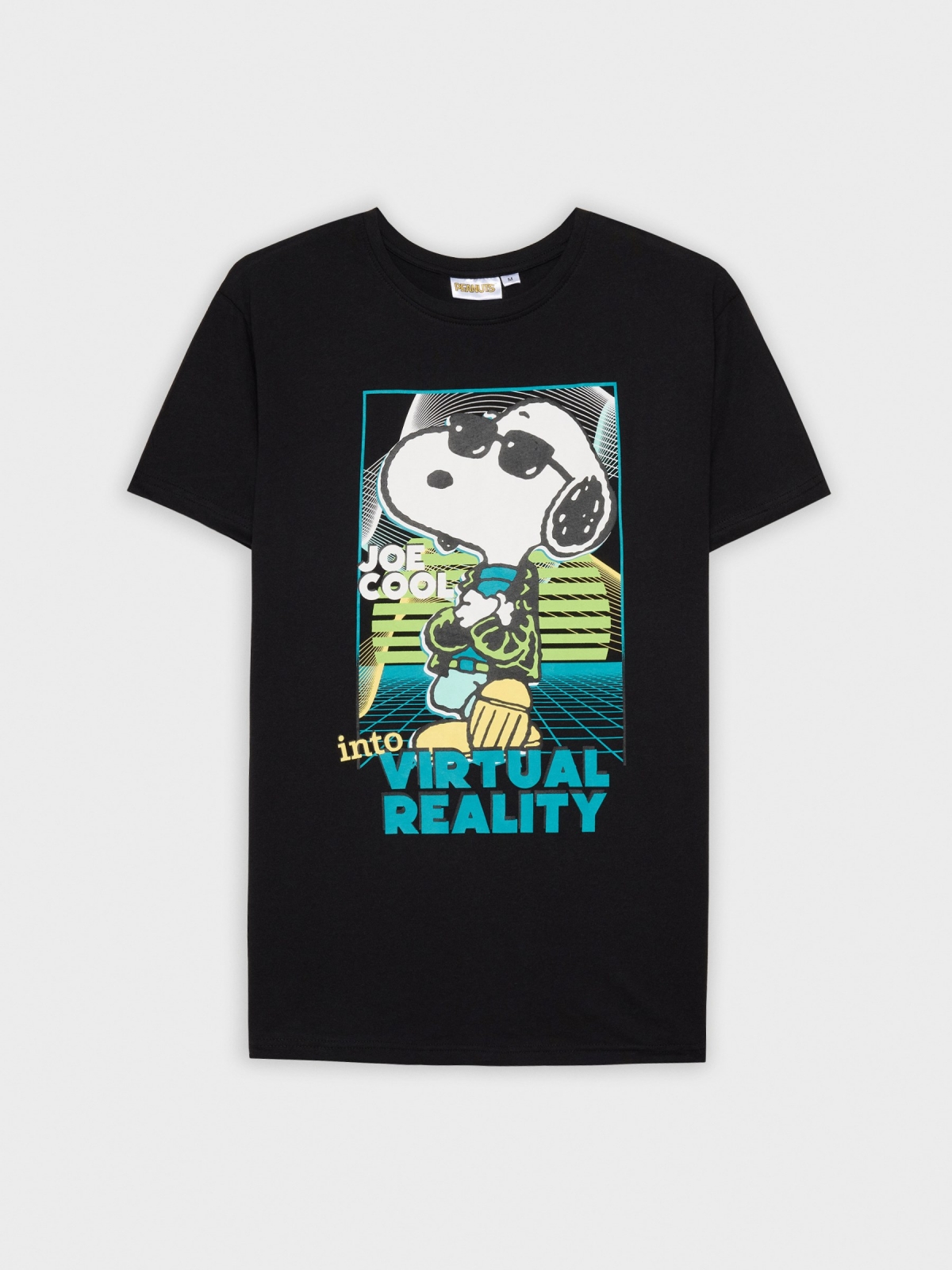  Camiseta Snoopy negro
